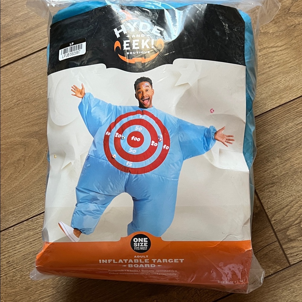 Hyde and Eek! Inflatable Target Board Costume - Blue